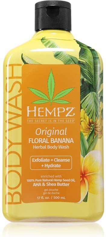 HEMPZ Floral Banana Douchegel voor het Lichaam 500 ml