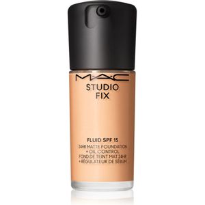 MAC Cosmetics Studio Fix Fluid SPF 15 24HR Matte Foundation + Oil Control Matterende Make-up SPF 15 Tint NC18 30 ml