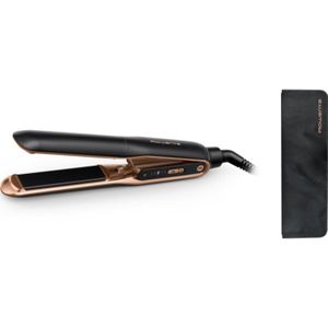 Rowenta - Ultimate Experience Thermocare - Stijltang - Noir Cuivre - Professionele Haarverzorging