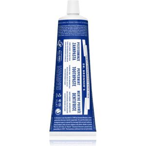 Dr. Bronner’s Peppermint Whitening Tandpasta zonder Fluoride 105 ml