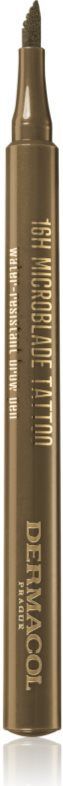 Dermacol 16H Microblade Tattoo Waterproef Markeerder voor Wenkbrauwen Tint 01 1 ml