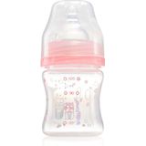 BabyOno Baby Bottle babyfles anti-colic 0m+ Pink 120 ml