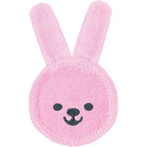 MAM Oral Care tandhandschoen 0m+ Rabbit Pink 1 st