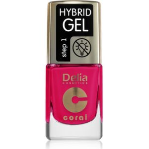 Delia Cosmetics Coral Nail Enamel Hybrid Gel Gel Nagellak Tint 147 11 ml