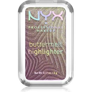 NYX Professional Makeup Buttermelt Highlighter Highlighter Tint  butta in black 45 5 g