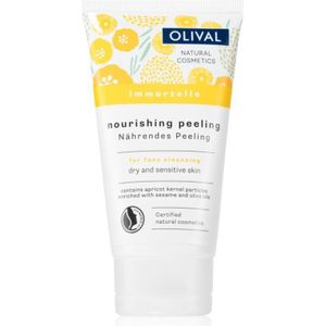 Olival Immortelle Nourishing Peeling Teder Gezichtspeeling voor Droge en Gevoelige Huid 75 ml