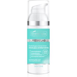 Bielenda - Professional Supremelab Nachtcrème - Exfoliërend - 50 ml - Voor Huid met Hyperpigmentatie