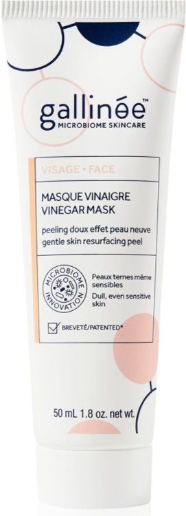 Gallinée SKIN CARE Vinegar Mask Exfoliërende Masker voor Stralende en Gladde Huid 50 ml