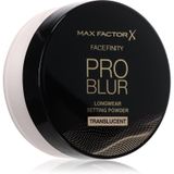 Max Factor - Pro Blur - Fixatie Poeder - Translucent - 10.5 g