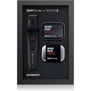 Zew For Men - Remington G10 Graphite - Scheerset - Zwart - Inclusief Baardzeep en Baardbalsem