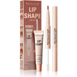 Makeup Revolution - Lip Shape Kit - Lippen Set - Nude - Veganistisch