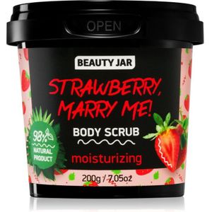 Beauty Jar - Strawberry, Marry Me! Body Peeling - 200 g - Natuurlijke Ingrediënten