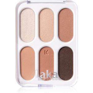 Laka Forever6 Eye Palette oogschaduw palette Tint 04 Tan Peach 7 g