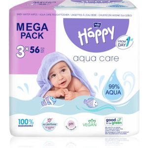 BELLA Baby Happy Aqua care Vochtige Reinigings Doekjes voor Kinderen 3x56 st