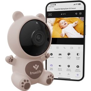 TrueLife - NannyCam S3 Smart - Digitale Videobabyfoon - 1 st