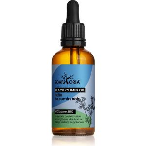 Soaphoria Organic Black Cumin Oil Zwarte Komijn Olie voor Problematische Huid, Acne 50 ml