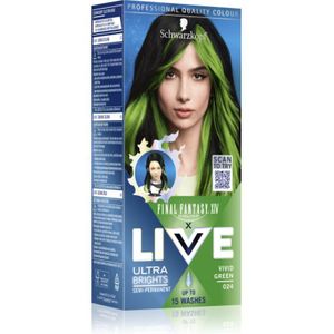 Schwarzkopf - LIVE Ultra Brights or Pastel - Haarkleuring - Vivid Green - 1 st