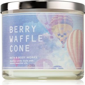 Bath & Body Works Berry Waffle Cone geurkaars I. 411 gr