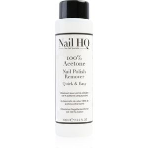 Nail HQ - 100% Acetone - Nagellak Remover - 400 ml - Veganistisch Product