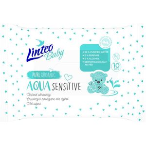 Linteo Baby Aqua Sensitive Tedere Vochtige Babydoekjes 10 st