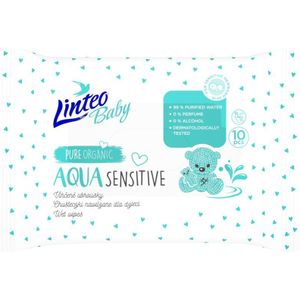 Linteo Baby Aqua Sensitive Tedere Vochtige Babydoekjes 10 st