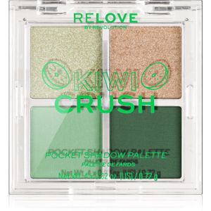 Revolution - Relove Pocket Palette - Oogschaduw Palette - Tint Kiwi Crush - 4x0,72 g