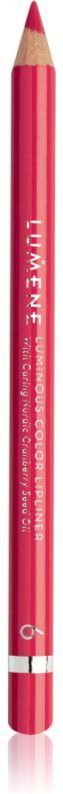 Lumene - Luminous Color Contour Lippotlood - Tint 6 Wild Rose - 1.1 g