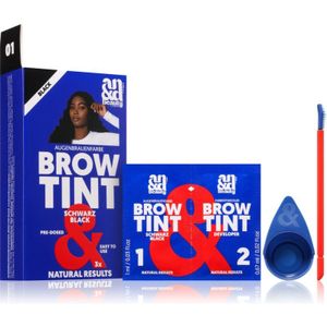 A.N.D. Beauty - Brow Tint - Wenkbrauwverf - Black - 3x1.67 ml
