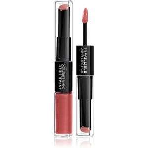L’Oréal Paris Infallible 24H Langaanhoudende lippenstift en lipgloss 2 in 1 Tint 801 Toujours Toffee 5,7 gr