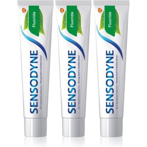 Sensodyne Fluoride Tandpasta voor Gevoelige Tanden 3x75 ml