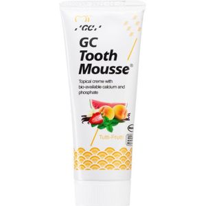 GC Tooth Mousse Reminaliserende Beschermende Crème voor Gevoelige Tanden zonder Fluoride Smaak Tutti Frutti 35 ml