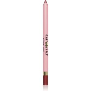 Too Faced Killer Liner 36 Hour Waterproof Gel Eyeliner Pencil Waterproef Gel Potlood voor Eyeliner voor Langdurige Effect Tint Metallic Burgundy 1,2 g