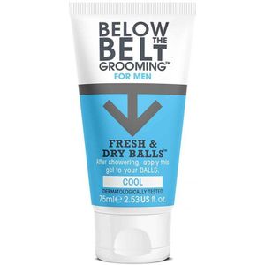 Below the Belt Grooming Fresh & Dry Balls Gift Cool Deodorant voor Intieme Delen 75 ml