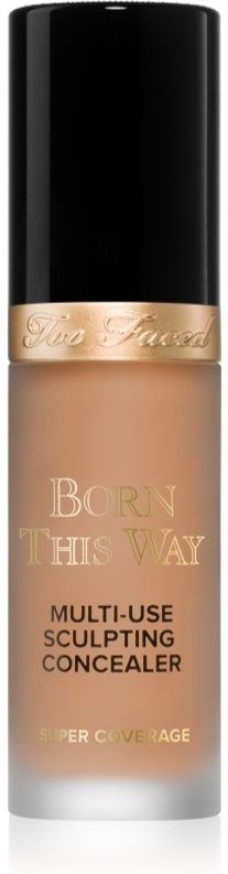 Too Faced Born This Way Super Coverage Multi-Use Concealer Langaanhoudende Consealer voor Volledige Dekking Tint Warm Sand 13,5 ml