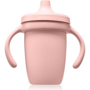 B.Box Silicone Cup trainingsbeker met handvaten Blush 240 ml