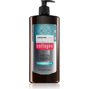 Arganicare Collagen revitaliserende shampoo om futloos haar te doen stralen 750 ml