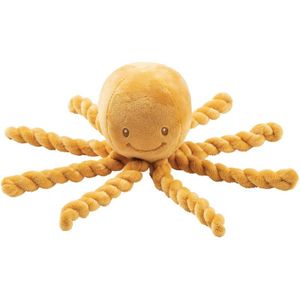 NATTOU Cuddly Octopus PIU PIU pluche knuffel voor baby’s Lapidou Yellow 0 m+ 1 st