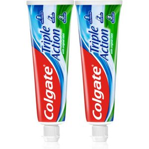 Colgate - Triple Action Original Mint - Tandpasta - 2x75 ml