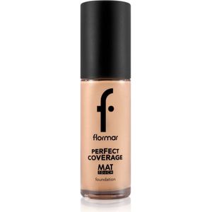 Flormar - Perfect Coverage Mat Touch - Foundation - 30 ml - Fair Ivory