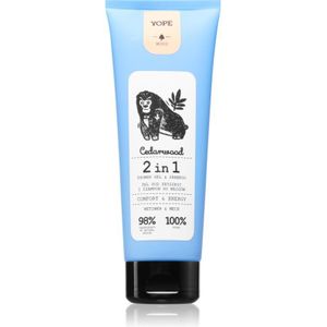 Yope Wood Extra Zachte Douchegel en Shampoo 2in1 250 ml