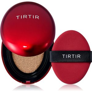 TIRTIR Mask Fit Red Cushion Mini Langaanhoudende Make-up Kussentje met Hoge UV Bescherming Tint 21N Ivory 4.5 g