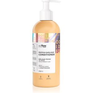 so!flow - Medium Porosity Hair Protein-Emollient Conditioner - Hydraterend - 400 ml