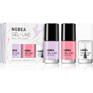 NOBEA - Day-to-Day Milano Style - Nagellak Set - 3x6 ml - Cosmetica