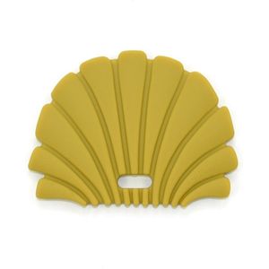 O.B Designs Shell Teether bijtring Gold 3m+ 1 st