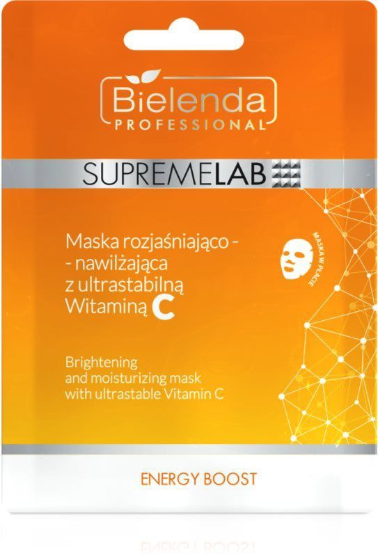 Bielenda - Supremelab Energy Boost Masker - Vitamine C - 1 Stuk
