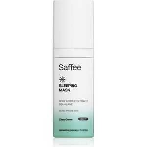 Saffee - ClearDerm Sleeping Mask - Nachtmasker - 30 ml - Crème voor Problematische Huid