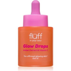 Fluff - Glow Drops - Gezichtsserum - Verhelderend - 30 ml