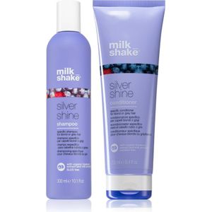 milk_shake® Silver Shine - Shampoo en Conditioner - 2x1 st - Cosmetische Set voor Vrouwen