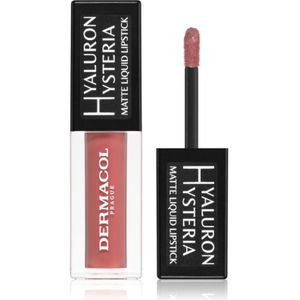 Dermacol Hyaluron Hysteria matte vloeibare lipstick Tint 03 4,5 ml