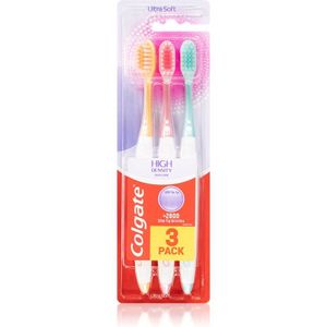 Colgate - High Density Tandenborstel Ultra Soft - 3 Stuks